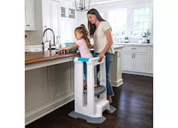 Simplay3 Toddler tower adjustable stool (white)