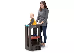 Simplay3 Toddler Tower Adjustable Stool - Brown