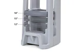 Simplay3 Toddler Tower Adjustable Stool - Gray