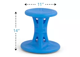 Simplay3 Big Kid 14 in. Tall Wiggle Chair (2-Pack) – Blue