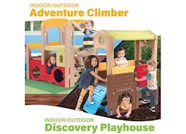 Simplay3 Young Explorers Modular Playset – Adventure Climber & Discovery Playhouse