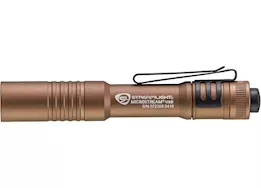 Streamlight Inc Microstream usb with 5in usb cord and lanyard - clam - coyote