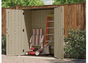 Suncast Large Vertical Shed with Floor - Sand