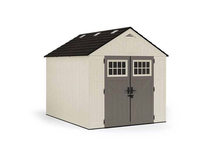 Suncast Tremont 8 ft. x 10 ft. Storage Shed with Floor - Vanilla Main Image