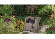 Suncast Hose Hideaway for 100 ft. x 5/8 in. Hose – Dark Taupe