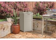 Suncast Trash Hideaway Refuse Container – Light Taupe