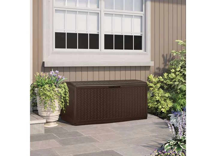 Suncast 124 GAL HERRINGBONE DECK BOX