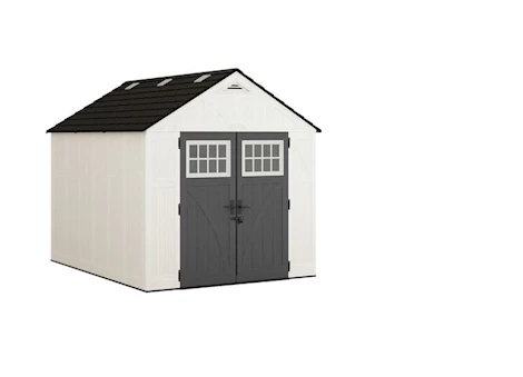 Suncast Tremont 8 ft. x 10 ft. Storage Shed with Floor – Ice Cube