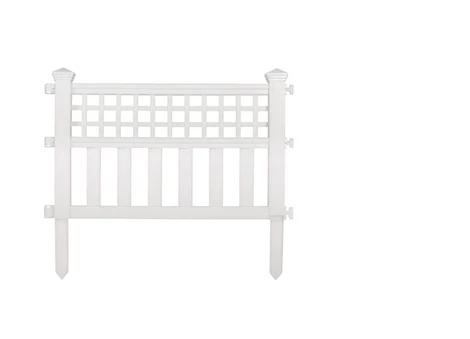 Suncast GRAND VIEW FENCE, WHITE, 3 PACK