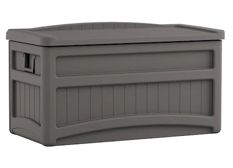 Suncast 73 Gallon Medium Deck Box with Seat – Stoney