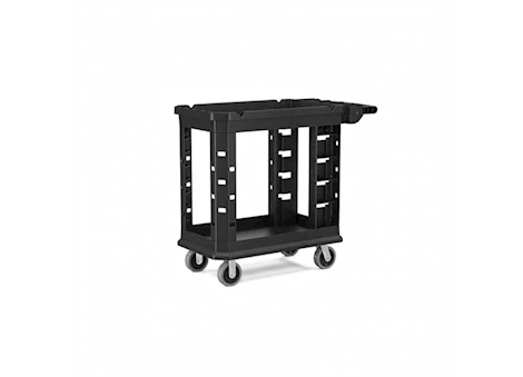 Suncast Commercial Heavy Duty Utility Cart – Small, Black