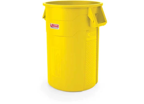 Suncast Trash can utility, 44, yellow Main Image