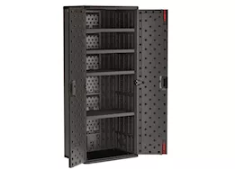 Suncast Commercial Tall 4-Shelf Storage Cabinet - Gray