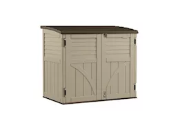 Suncast Horizontal Shed with Floor - Sand