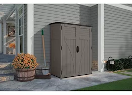 Suncast Large Vertical Shed with Floor - Stoney