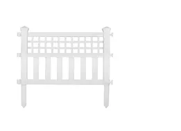 Suncast Grand view fence, white, 3 pack