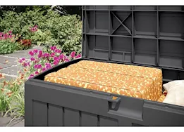 Suncast 50 Gallon Medium Deck Box – Peppercorn