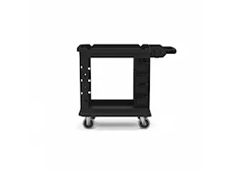 Suncast Commercial Heavy Duty Utility Cart – Small, Black