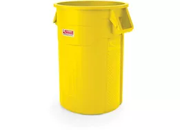 Suncast Trash can utility, 44, yellow