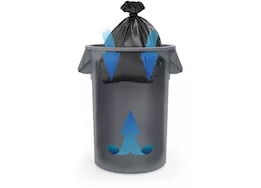 Suncast Trash can utility, 55, blue