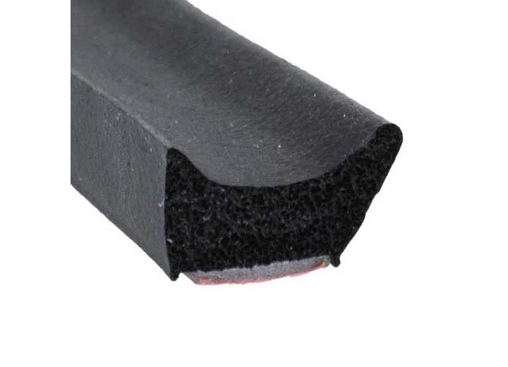 Steele Rubber Products W/S, SPONGE, ANGULAR W/TAPE, 7/16X1/2, 15FT.