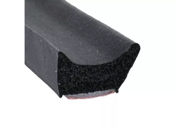 Steele Rubber Products W/s, sponge, angular w/tape, 7/16x1/2, 15ft.