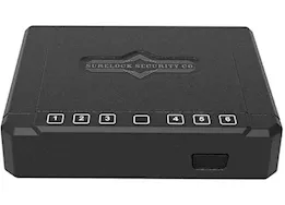 Surelock Security Company Surelock home security quicktouch flip top vault digital + bio - black  (qtvftdb