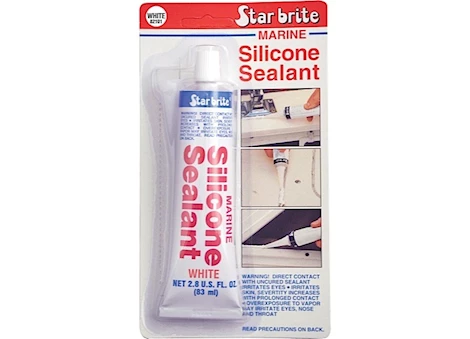 Star Brite / Star-Tron Silicone sealant white 2.8 oz. Main Image