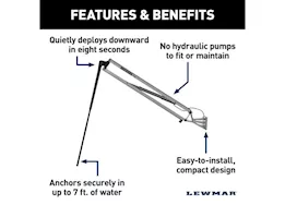 Taylor Made Lewmar axis shallow water anchor - white