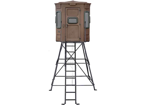 Titan Blinds PRO BLIND COMBO (BROWN) W/ 8 FT. TOWER