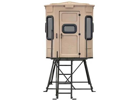 Titan Blinds PRO BLIND COMBO (TAN) W/4 FT TOWER