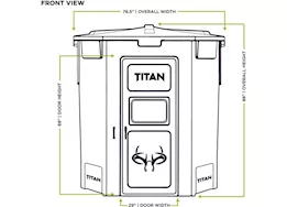 Titan Blinds Pro blind combo (tan)
