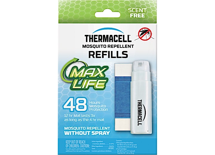THERMACELL MAX LIFE MOSQUITO REPELLENT REFILLS - 48 HOURS OF PROTECTION
