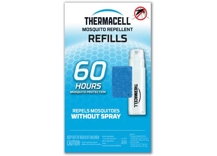 THERMACELL ORIGINAL MOSQUITO REPELLENT REFILLS - 60 HOURS OF PROTECTION