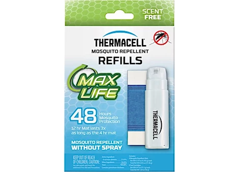 THERMACELL MAX LIFE MOSQUITO REPELLENT REFILLS - 48 HOURS OF PROTECTION