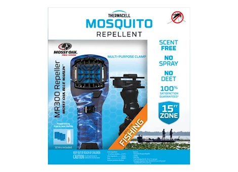 Thermacell MR300 Portable Mosquito Repeller - Mossy Oak Fishing Bundle