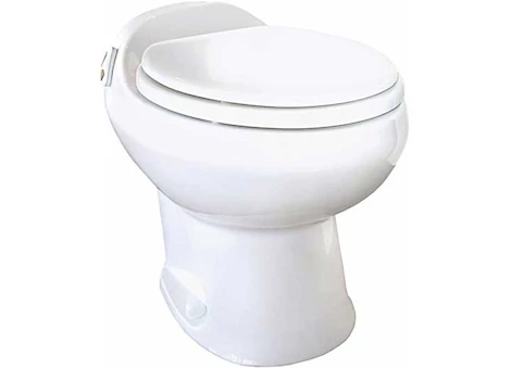 ARIA DELUXE II PORCELAIN  HIGH PROFILE BUILT-IN TOILET WITH FLUSH BUTTON - WHITE