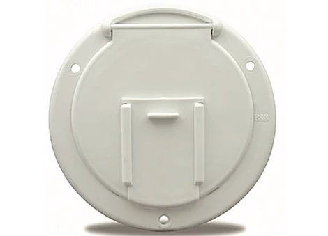 ROUND ELECTRIC CABLE HATCH W/BACK, PW