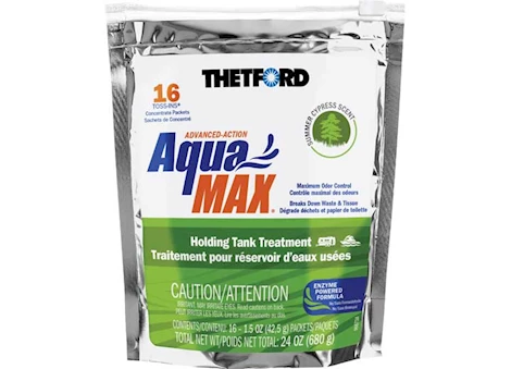Thetford AquaMAX Summer Cypress Holding Tank Treatment – 16-Pack Toss-Ins Main Image