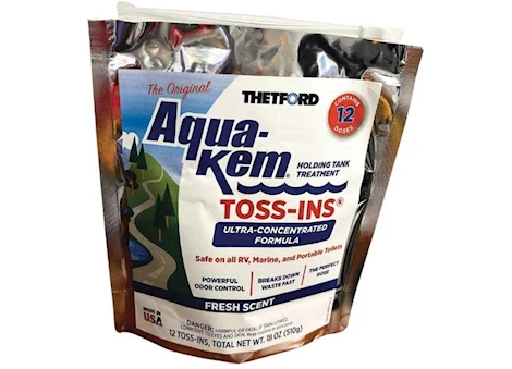 Thetford Aqua-kem toss ins fresh scent 12 ct Main Image