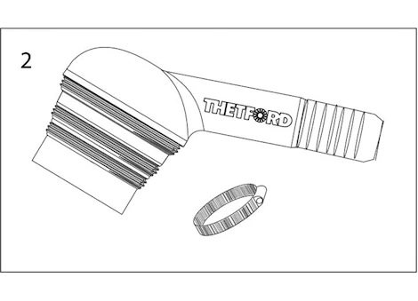 Thetford NOZZLE W/CLAMP