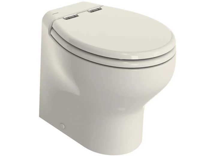 Thetford TECMA SILENCE PLUS 2G 12V HIGH PROFILE BUILT-IN TOILET W/WALL SWITCH - BONE