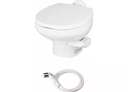 Thetford Aqua-Magic Style II Low Profile RV Toilet with Hand Sprayer – White
