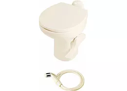 Thetford Aqua-Magic Style II High Profile RV Toilet with Hand Sprayer – Bone