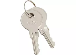 Thetford 751 replacement keys, chrome