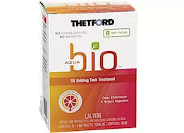 Thetford AquaBio Citrus Twist Holding Tank Treatment – 8-Pack Dry Granules