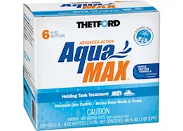 Thetford AquaMAX Spring Showers Holding Tank Treatment – 8 oz. Liquid (6-Pack)