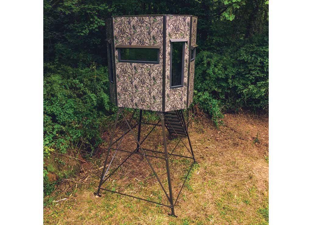 Texas Hunter Products 5FT X 7FT WRANGLER COMBO W/ 8FT TOWER FULL DOOR STAIRS & HANDRAILS