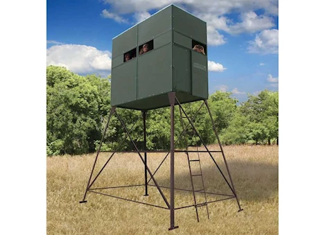 Texas Hunter Products 4FT X 8FT TROPHY BLIND W/ 8FT TOWER