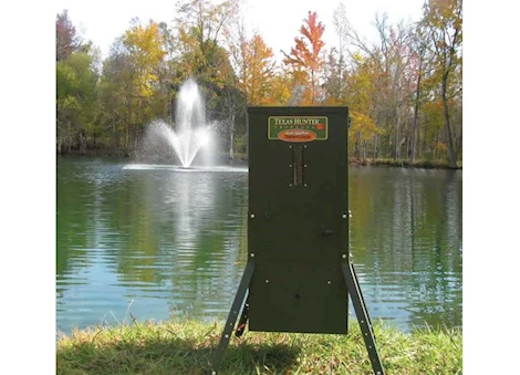 Texas Hunter Products 70 LB LAKE & POND FISH FEEDER WITH ADJUSTABLE LEGS
